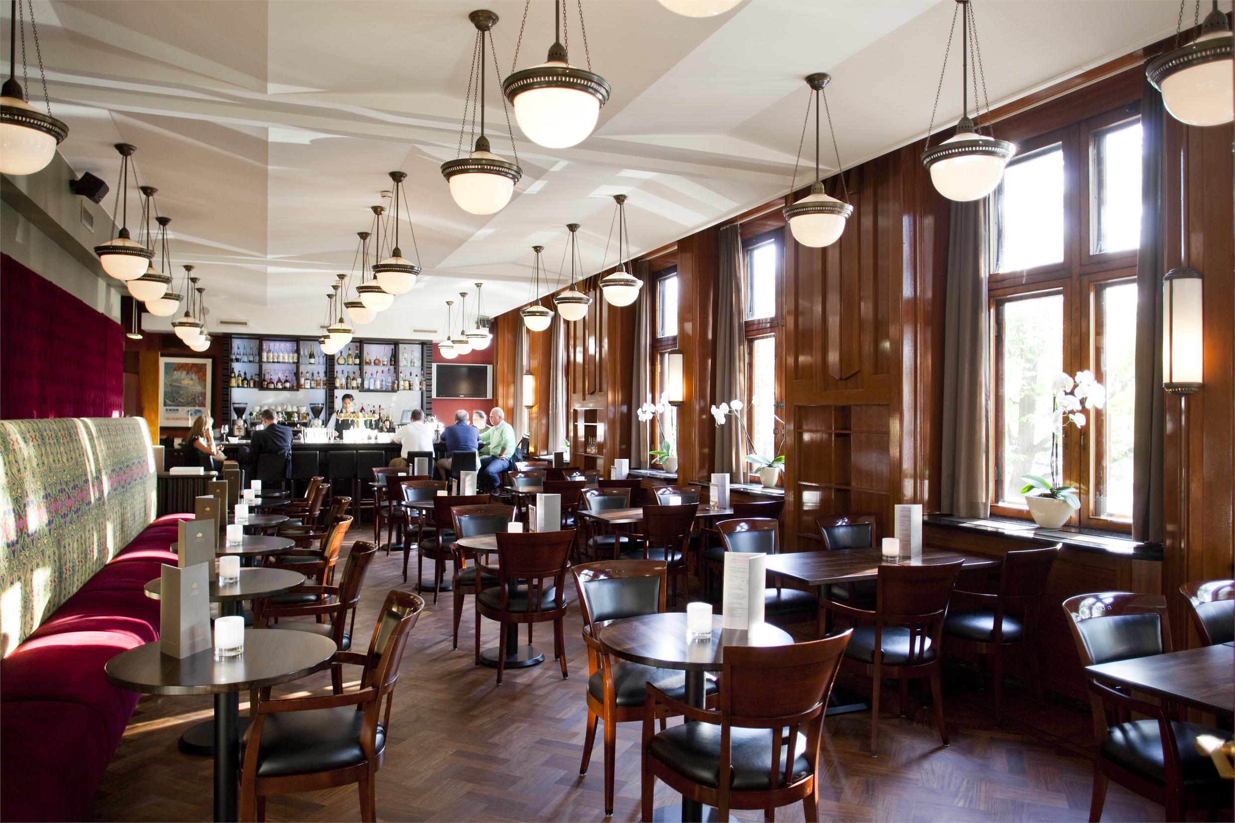 Grand Hotel Amrath Amsterdam Bagian luar foto The interior of the restaurant