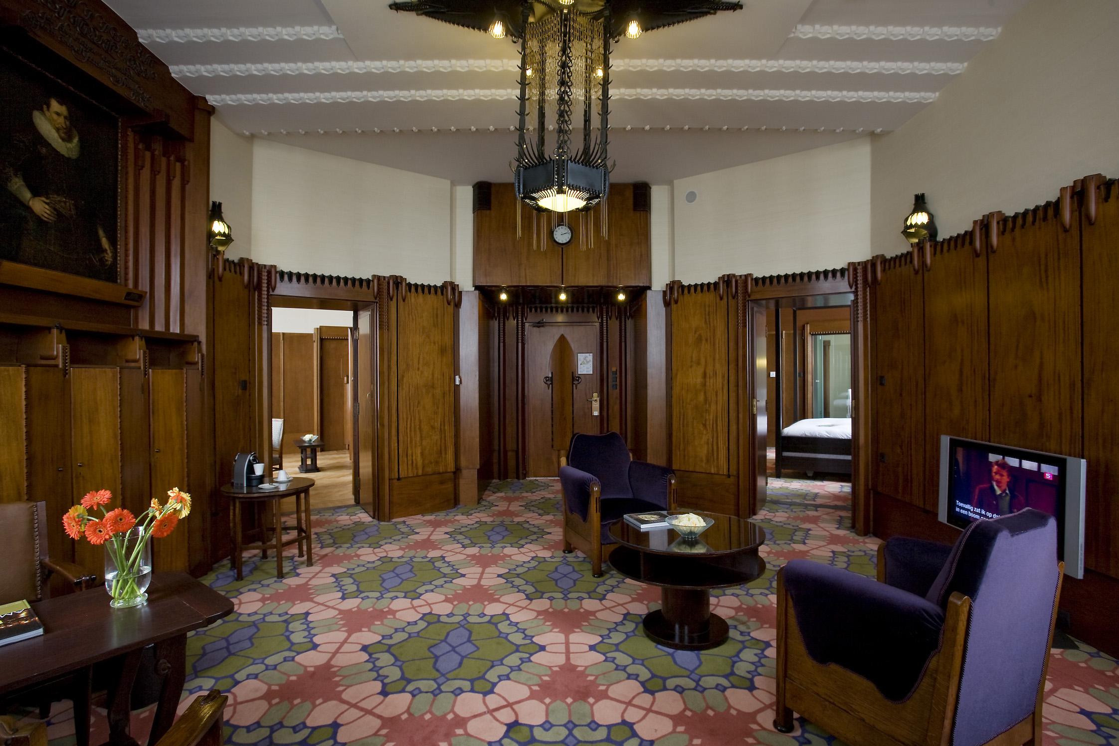 Grand Hotel Amrath Amsterdam Bagian luar foto The interior of the hotel